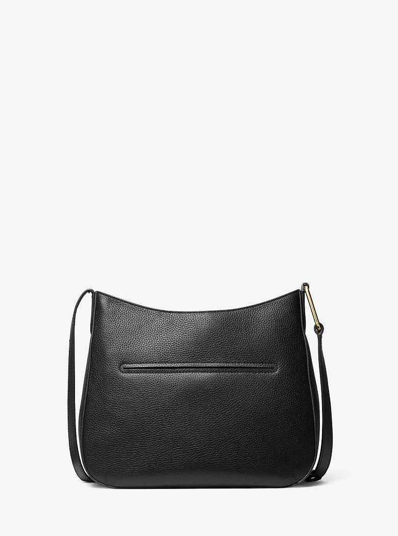 Michaelkors Kensington Large Pebbled Leather Pretas | SN-MK27192