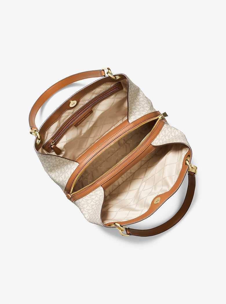 Michaelkors Kensington Large Signature Logo Luz Amarelas | SN-MK27018