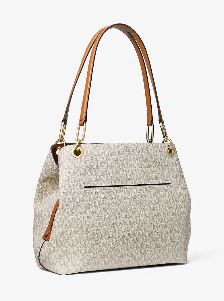 Michaelkors Kensington Large Signature Logo Luz Amarelas | SN-MK27018