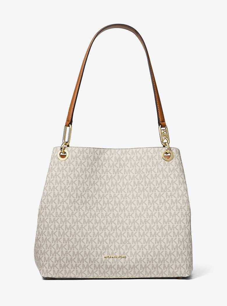 Michaelkors Kensington Large Signature Logo Luz Amarelas | SN-MK27018