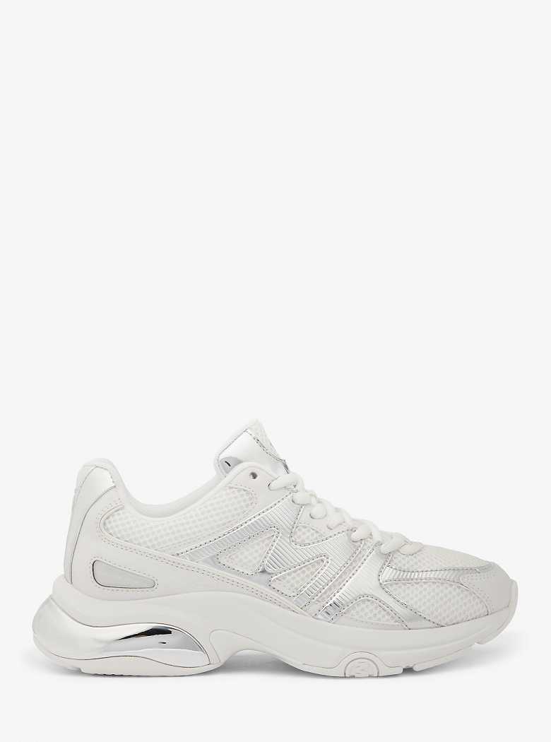 Michaelkors Kit Extreme Mesh and Metallic Branco Prateadas | SN-MK27394