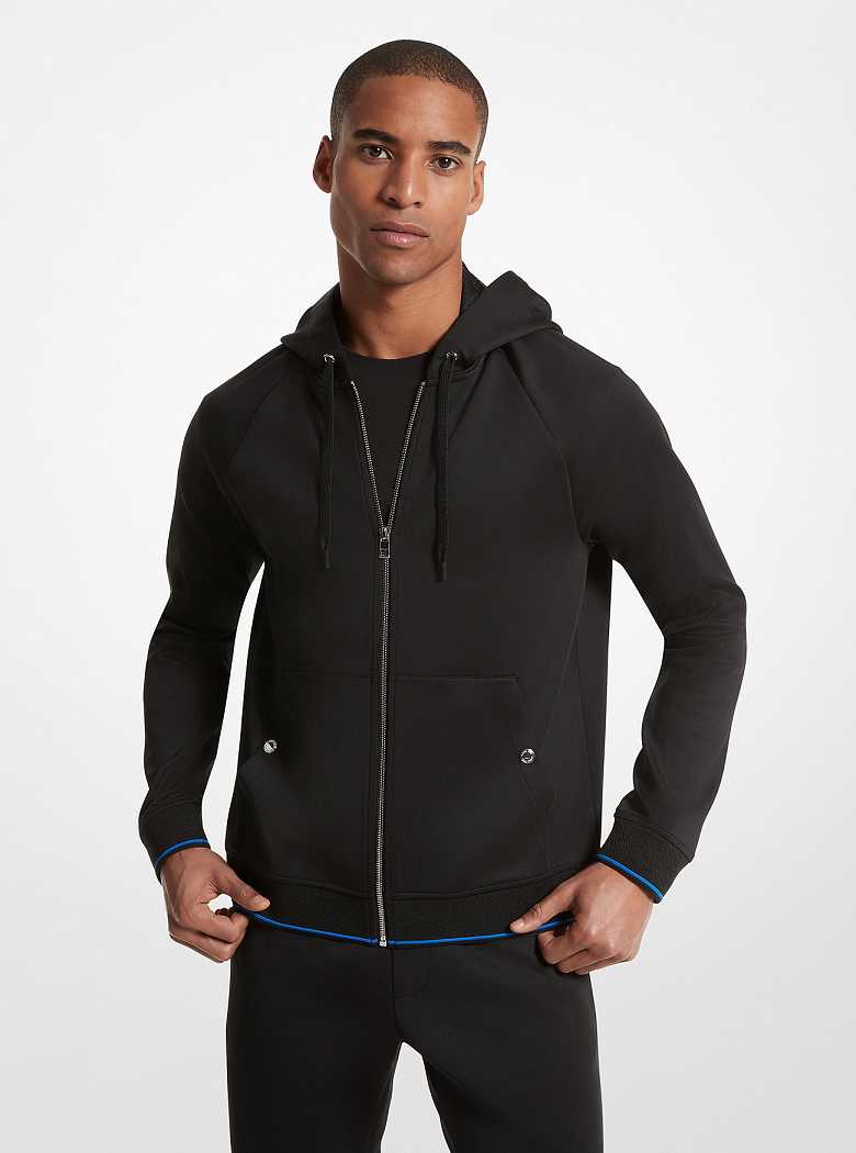 Michaelkors Knit Zip-Up Pretas | SN-MK27950