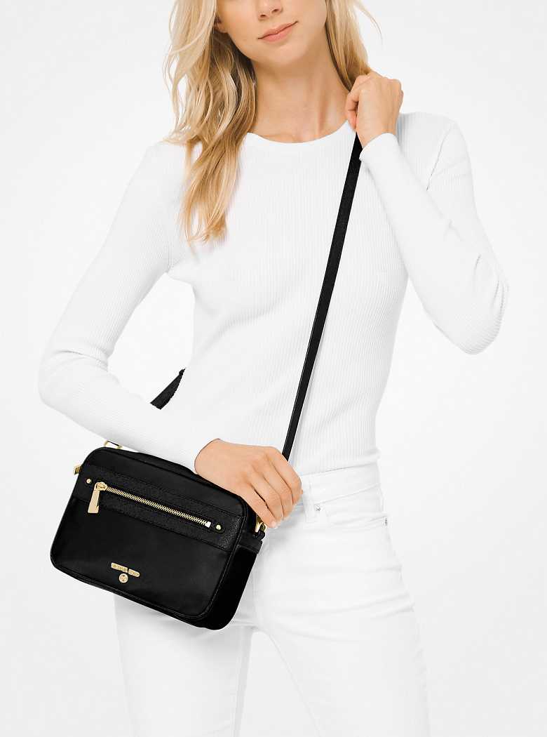 Michaelkors Large Nylon Gabardine Pretas | SN-MK27188