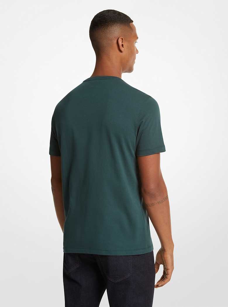Michaelkors Lattice Logo Cotton Verde Oliva | SN-MK27947
