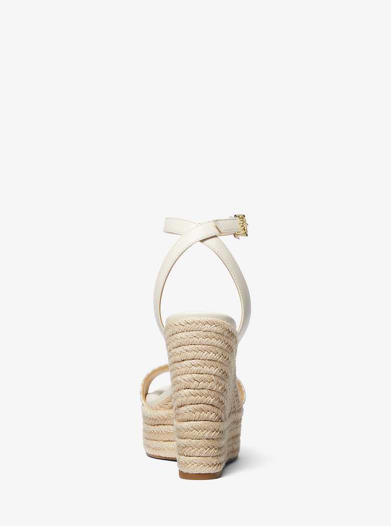 Michaelkors Leighton Logo and Leather Luz Amarelas | SN-MK27583