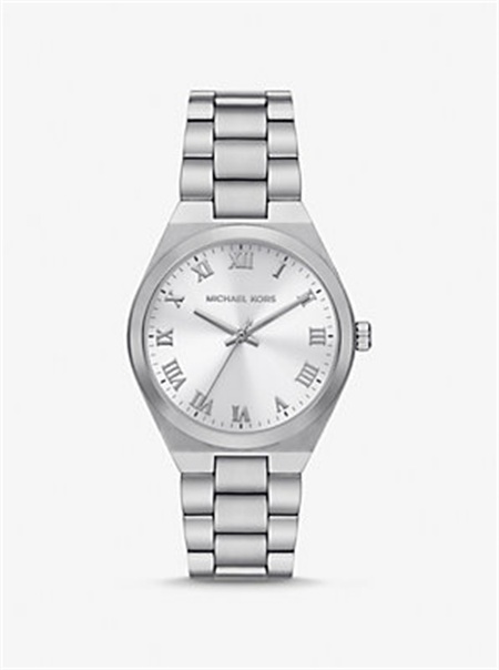 Michaelkors Lennox Silver-Tone Watch Prateadas | SN-MK28388