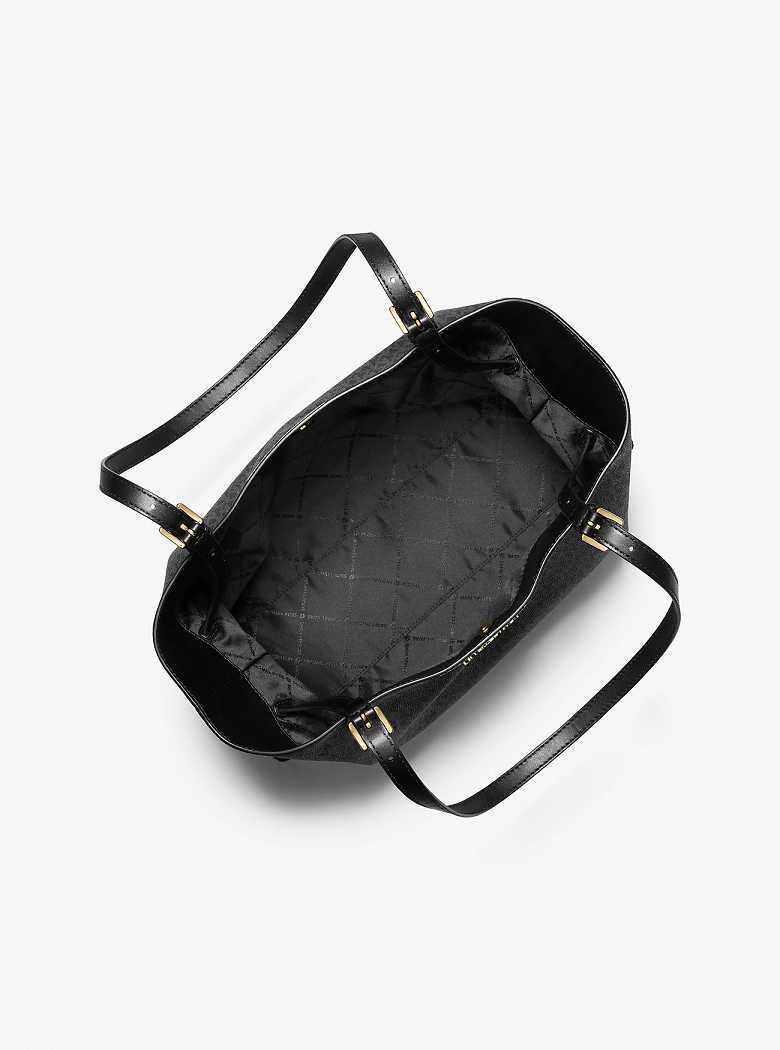 Michaelkors Lenox Large Signature Logo Pretas | SN-MK26878