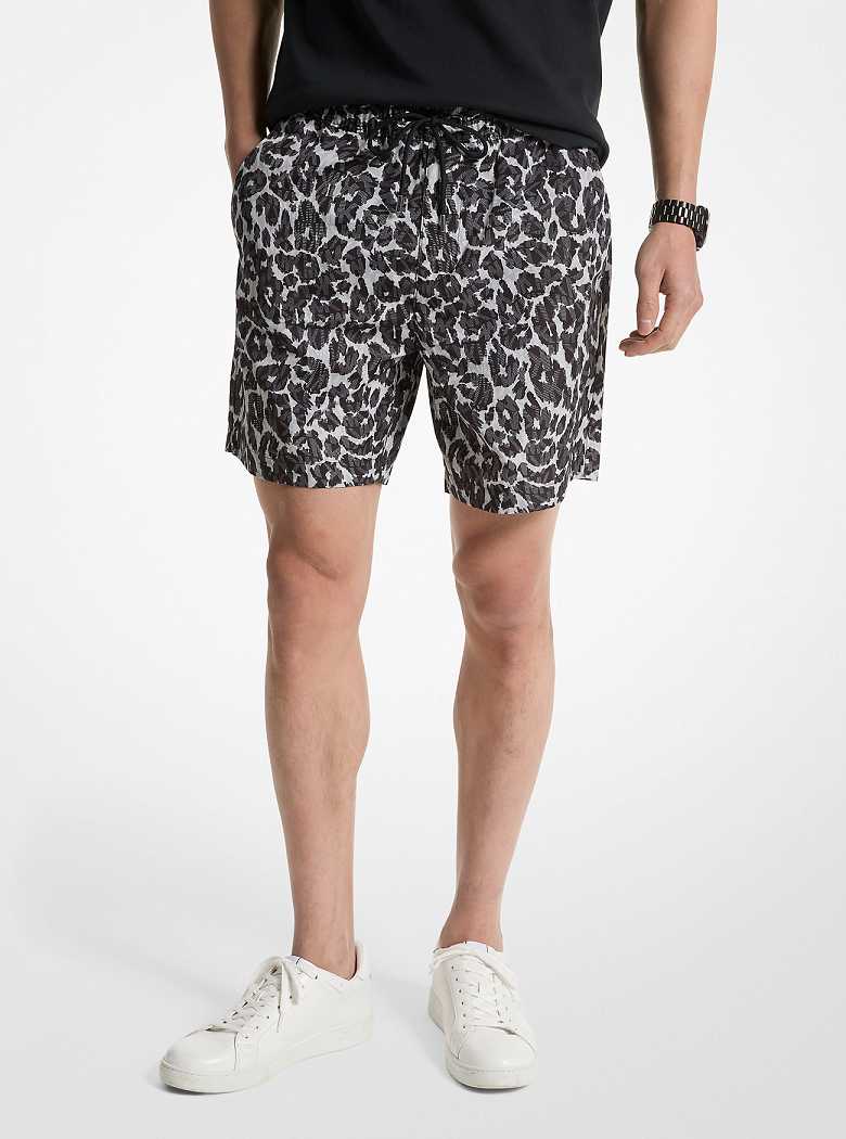 Michaelkors Leopard Logo Cinzentas | SN-MK28040