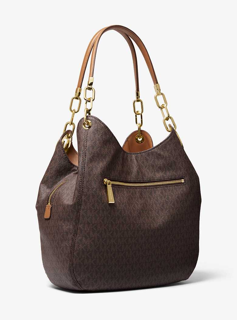 Michaelkors Lillie Large Logo Marrom | SN-MK27021