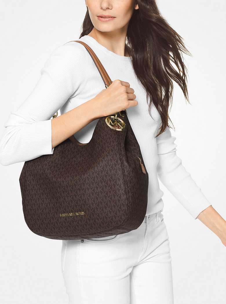 Michaelkors Lillie Large Logo Marrom | SN-MK27021
