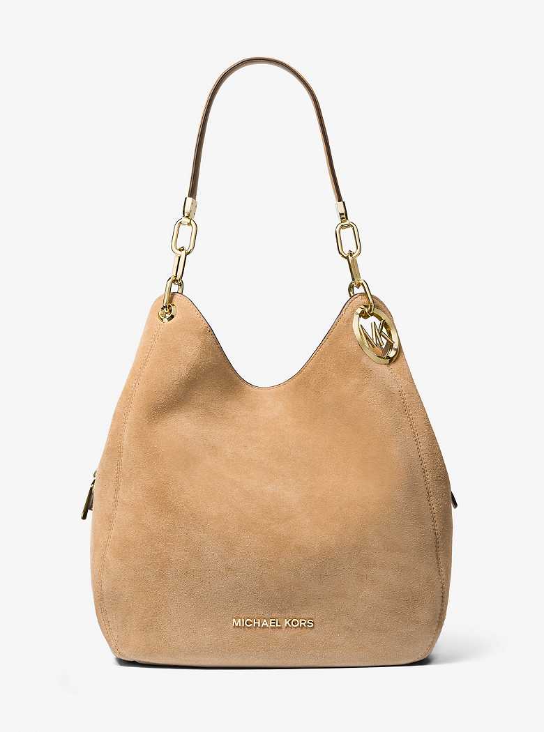 Michaelkors Lillie Large Suede Marrom | SN-MK27085