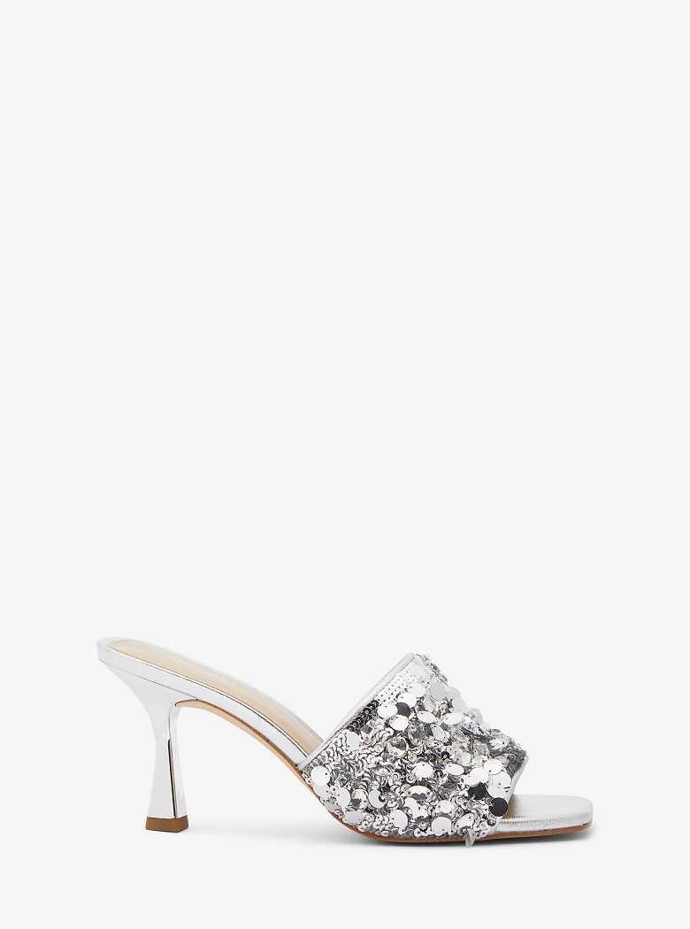 Michaelkors Limited-Edition Tessa Hand-Embellished Prateadas | SN-MK27507