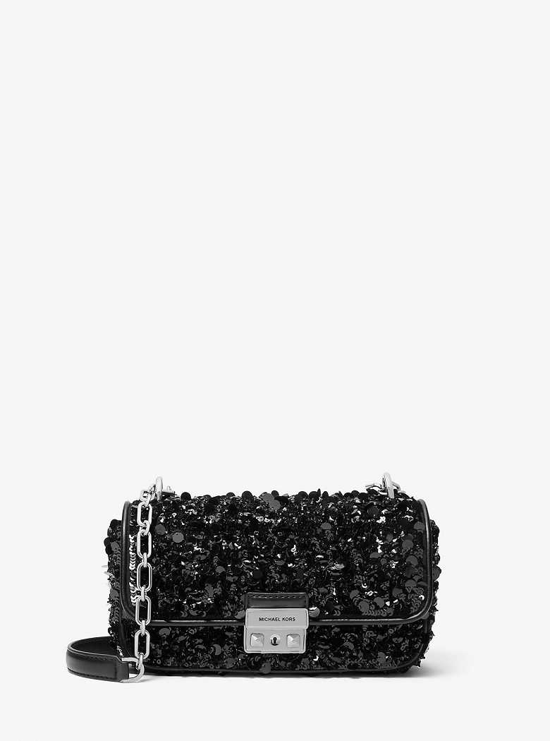 Michaelkors Limited-Edition Tribeca Small Hand-Embellished Pretas | SN-MK27055