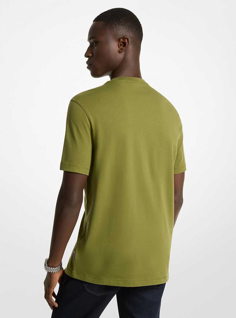 Michaelkors Logo Cotton Verdes | SN-MK27928