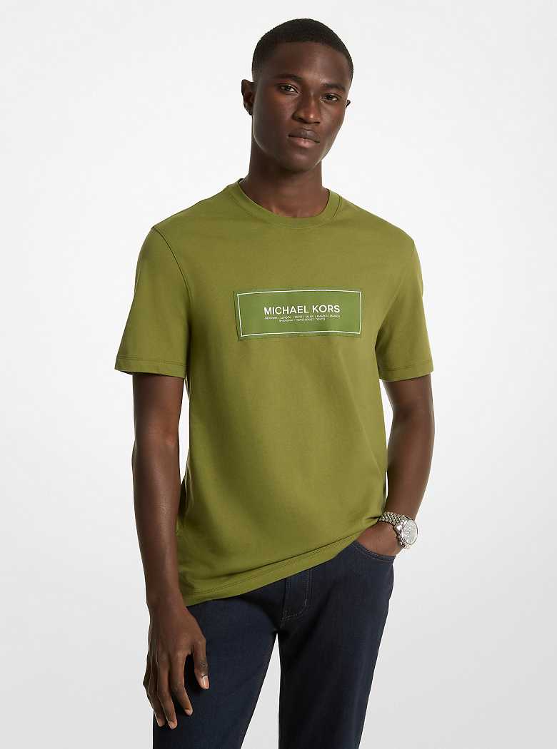 Michaelkors Logo Cotton Verdes | SN-MK27928