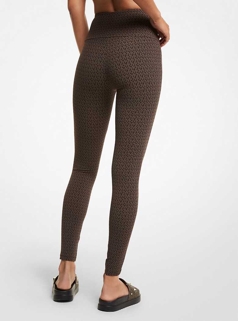 Michaelkors Logo Stretch Nylon Chocolate | SN-MK26570