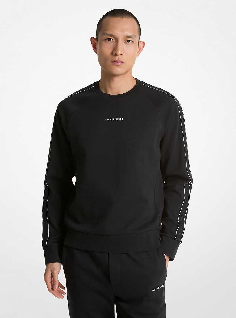 Michaelkors Logo Tape Cotton Blend Pretas | SN-MK27961