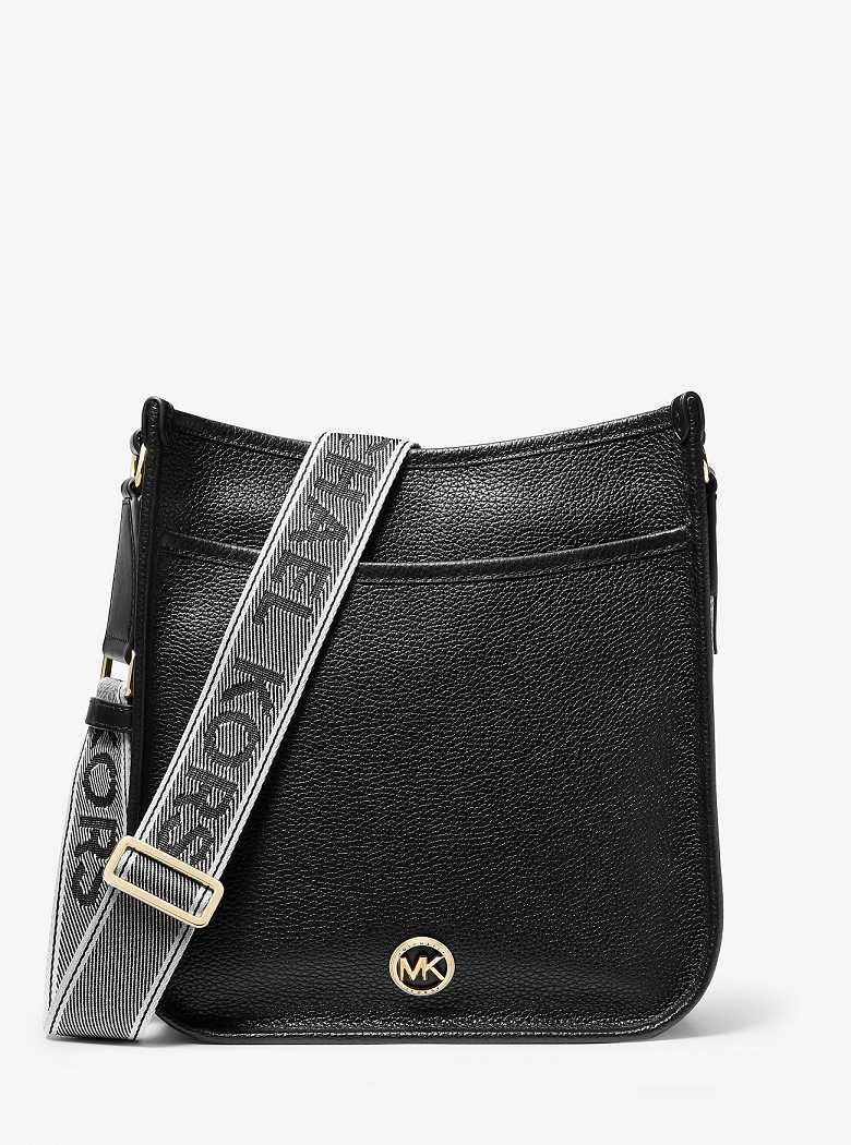 Michaelkors Luisa Large Pebbled Leather Pretas | SN-MK27273