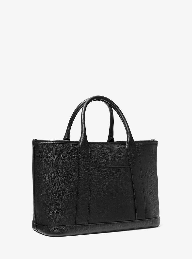 Michaelkors Luisa Medium Pebbled Leather Pretas | SN-MK27346