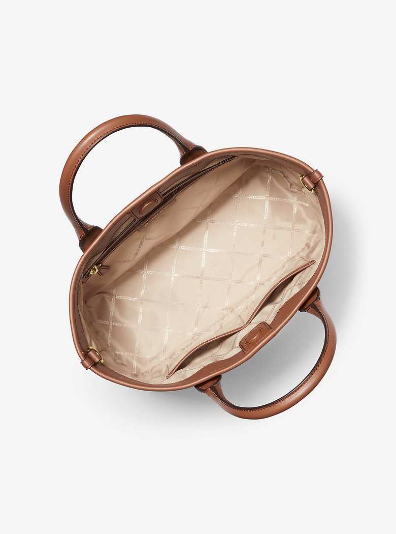 Michaelkors Luisa Medium Signature Logo Luz Amarelas | SN-MK27344