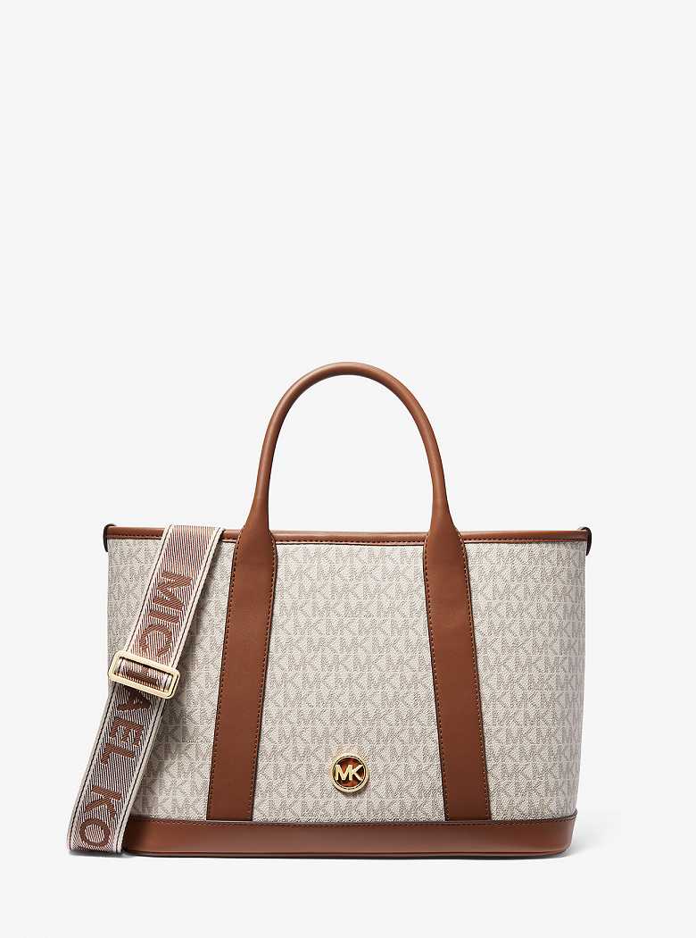 Michaelkors Luisa Medium Signature Logo Luz Amarelas | SN-MK27344