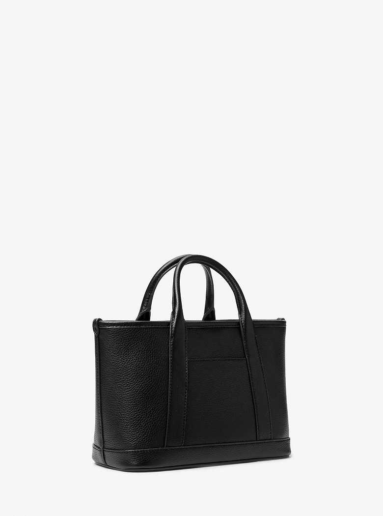 Michaelkors Luisa Small Pebbled Leather Pretas | SN-MK27340