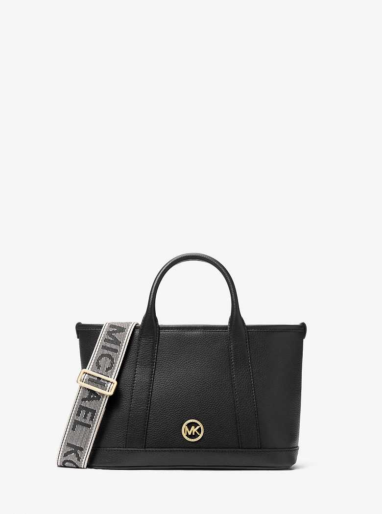 Michaelkors Luisa Small Pebbled Leather Pretas | SN-MK27340