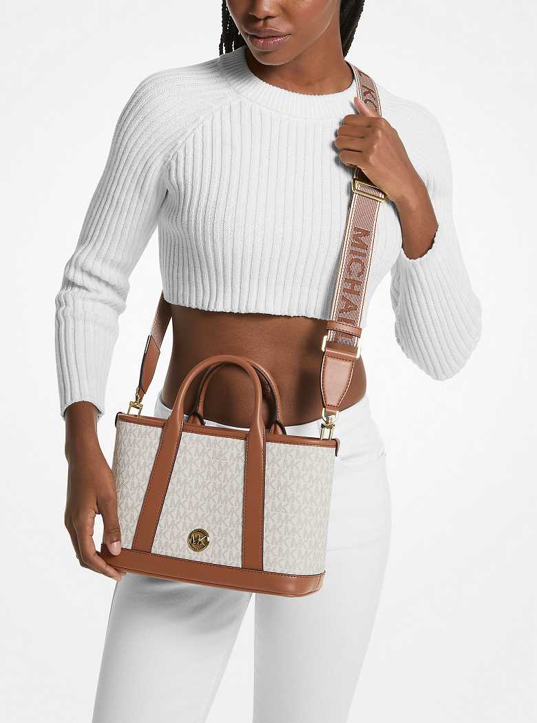 Michaelkors Luisa Small Signature Logo Luz Amarelas | SN-MK27352