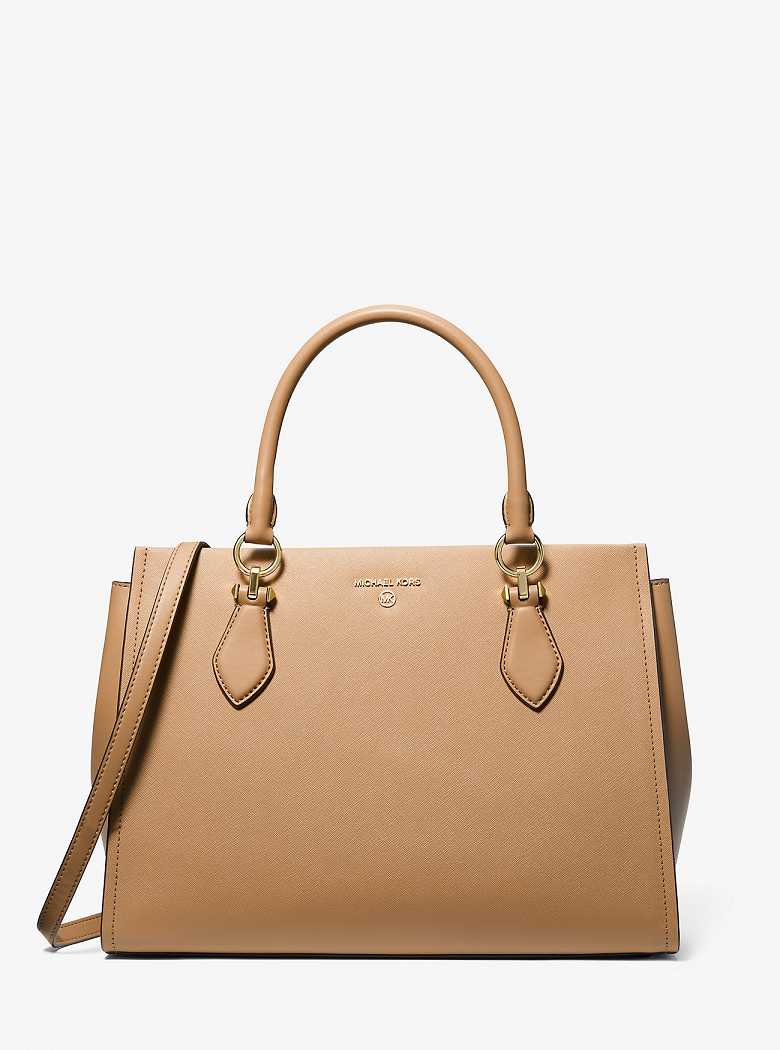 Michaelkors Marilyn Large Saffiano Leather Marrom | SN-MK27301