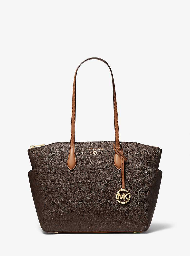 Michaelkors Marilyn Medium Logo Marrom | SN-MK26890