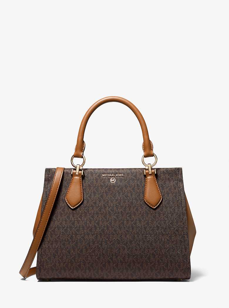 Michaelkors Marilyn Medium Logo Marrom | SN-MK27311
