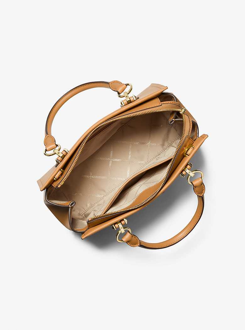 Michaelkors Marilyn Medium Saffiano Leather Marrom | SN-MK27306