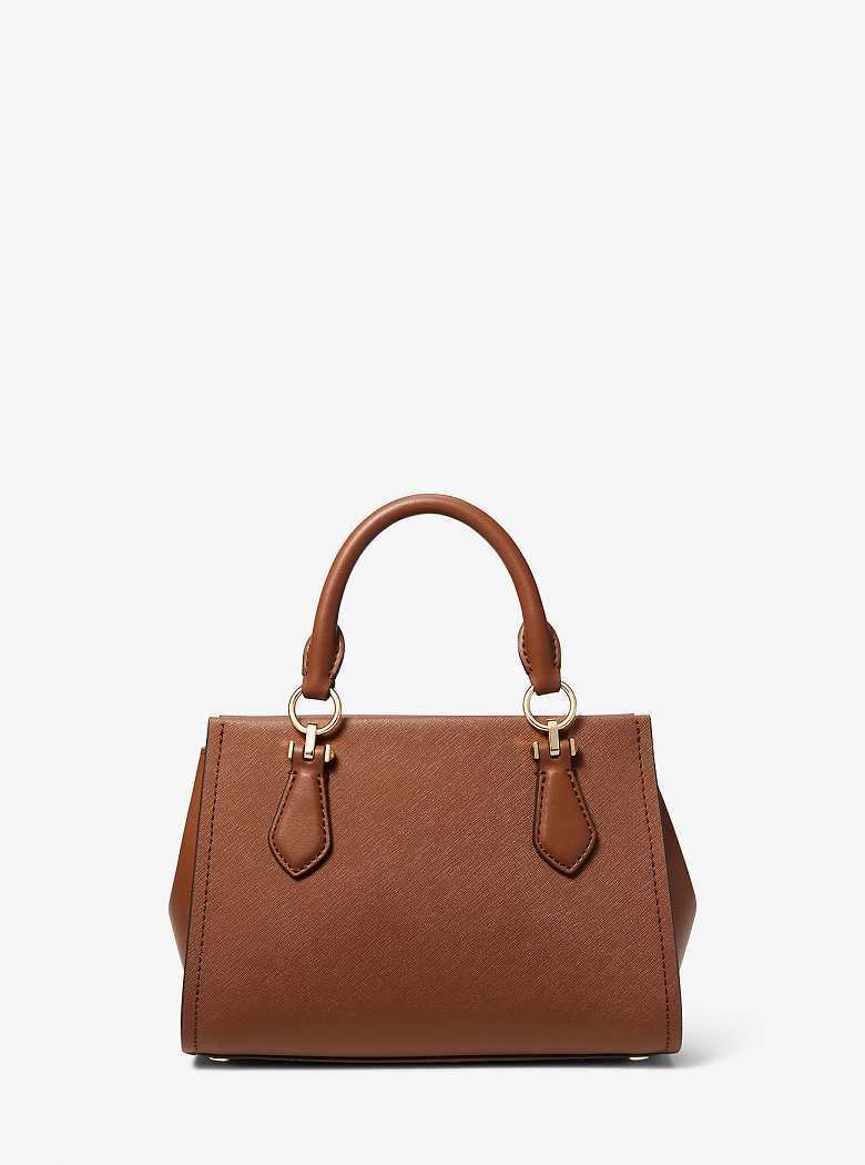 Michaelkors Marilyn Small Saffiano Leather Marrom | SN-MK27246