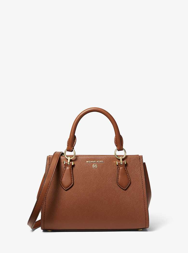 Michaelkors Marilyn Small Saffiano Leather Marrom | SN-MK27246