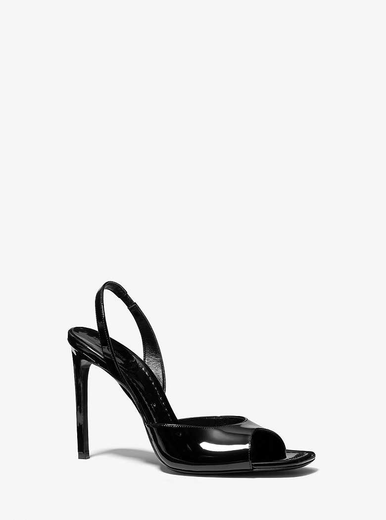 Michaelkors Marisa Patent Leather Pretas | SN-MK27557