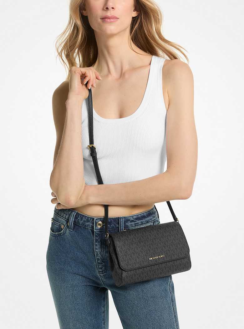 Michaelkors Medium Logo Convertible Pretas | SN-MK27126