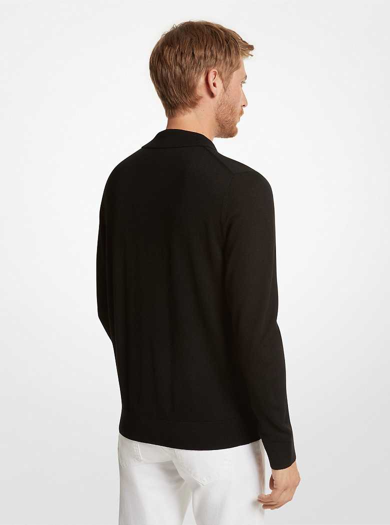 Michaelkors Merino Wool Polo Pretas | SN-MK28044