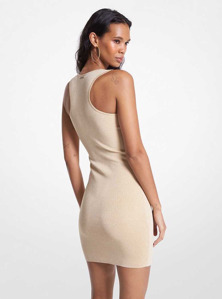 Michaelkors Metallic Knit Cutout Caqui | SN-MK26674
