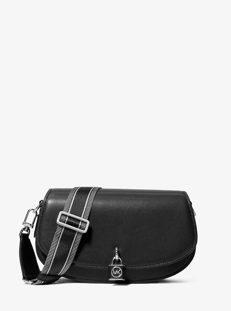 Michaelkors Mila Medium Leather Pretas | SN-MK27202