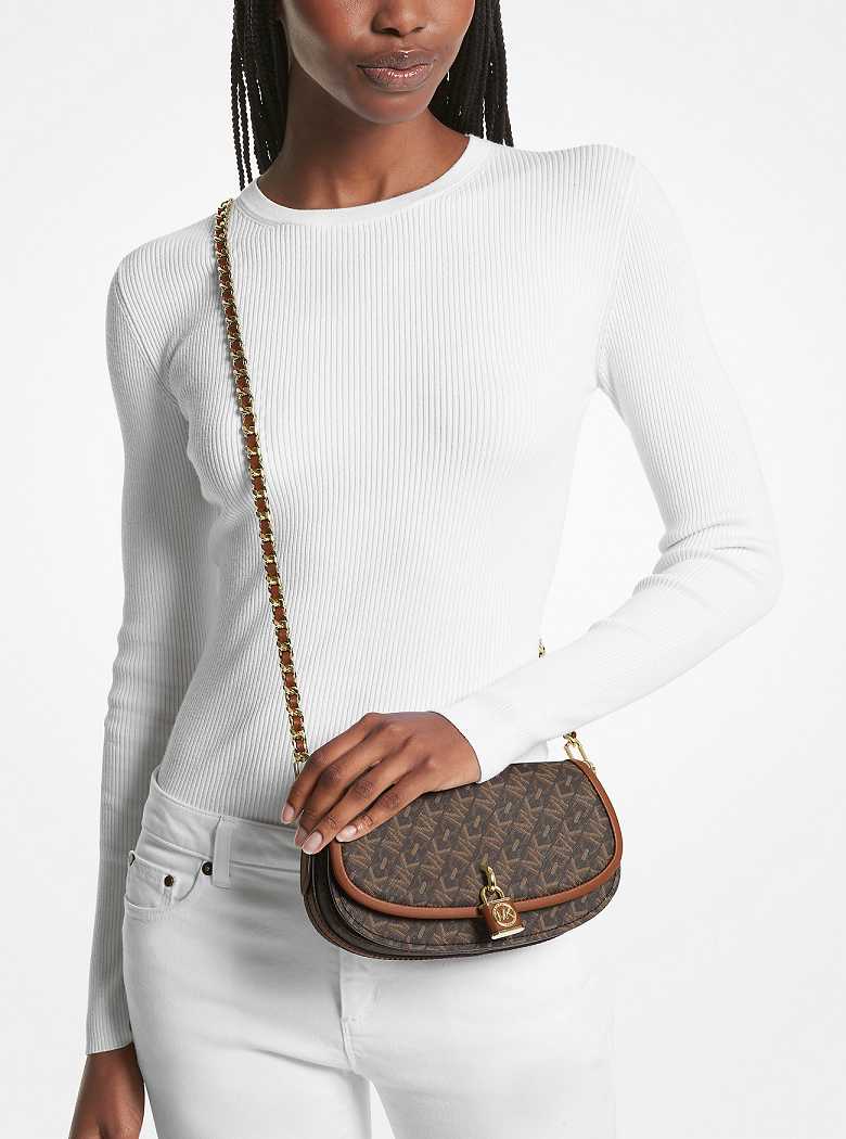 Michaelkors Mila Small Empire Signature Logo Marrom | SN-MK27076