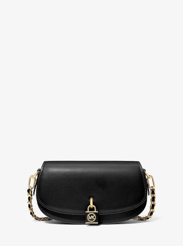 Michaelkors Mila Small Leather Pretas | SN-MK27105