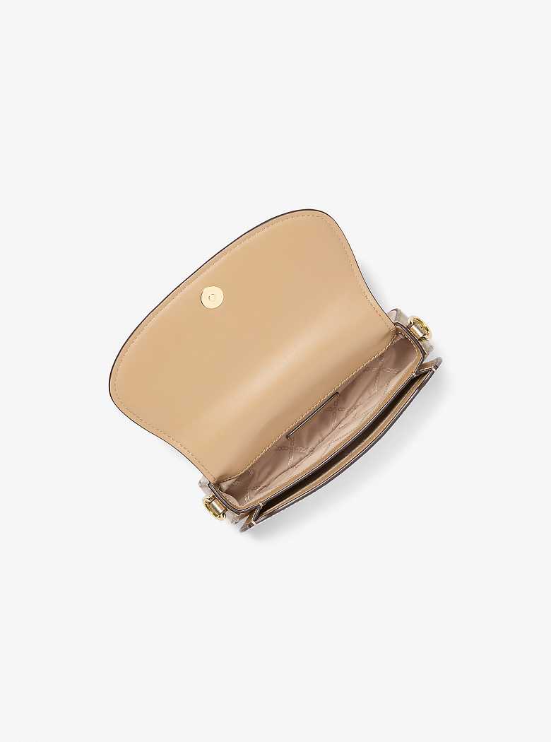 Michaelkors Mila Small Metallic Leather Douradas | SN-MK27053