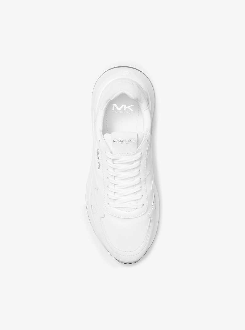 Michaelkors Miles Nylon and Leather Branco | SN-MK28216