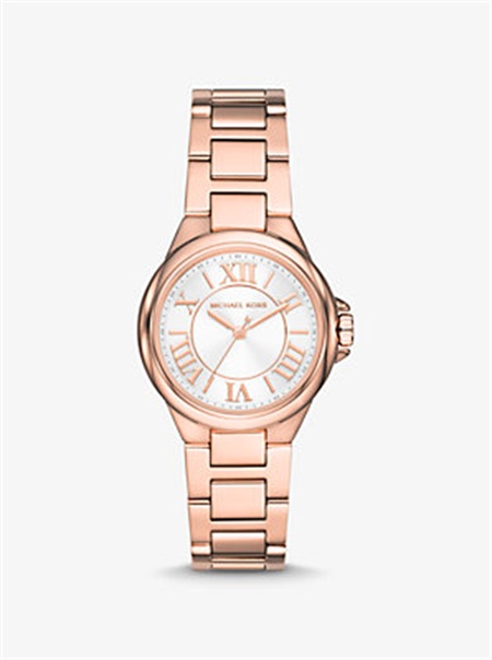 Michaelkors Mini Camille Rose Gold-Tone Watch Rosa Douradas | SN-MK28366