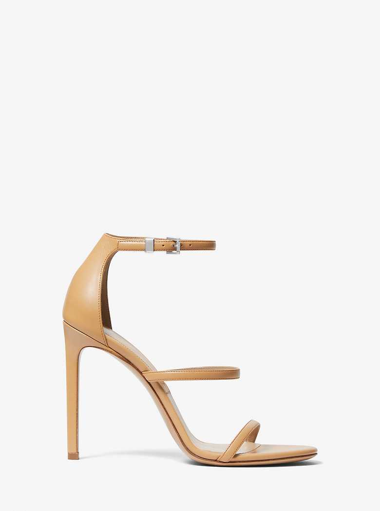 Michaelkors Nadege Leather Marrom | SN-MK27539