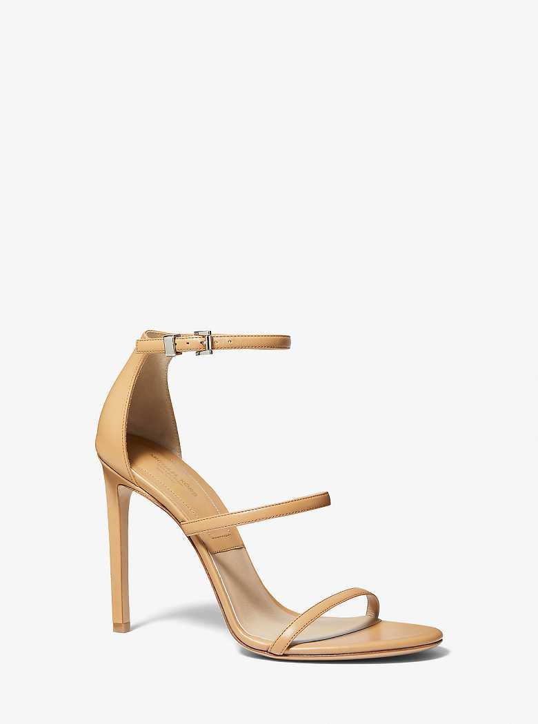 Michaelkors Nadege Leather Marrom | SN-MK27539