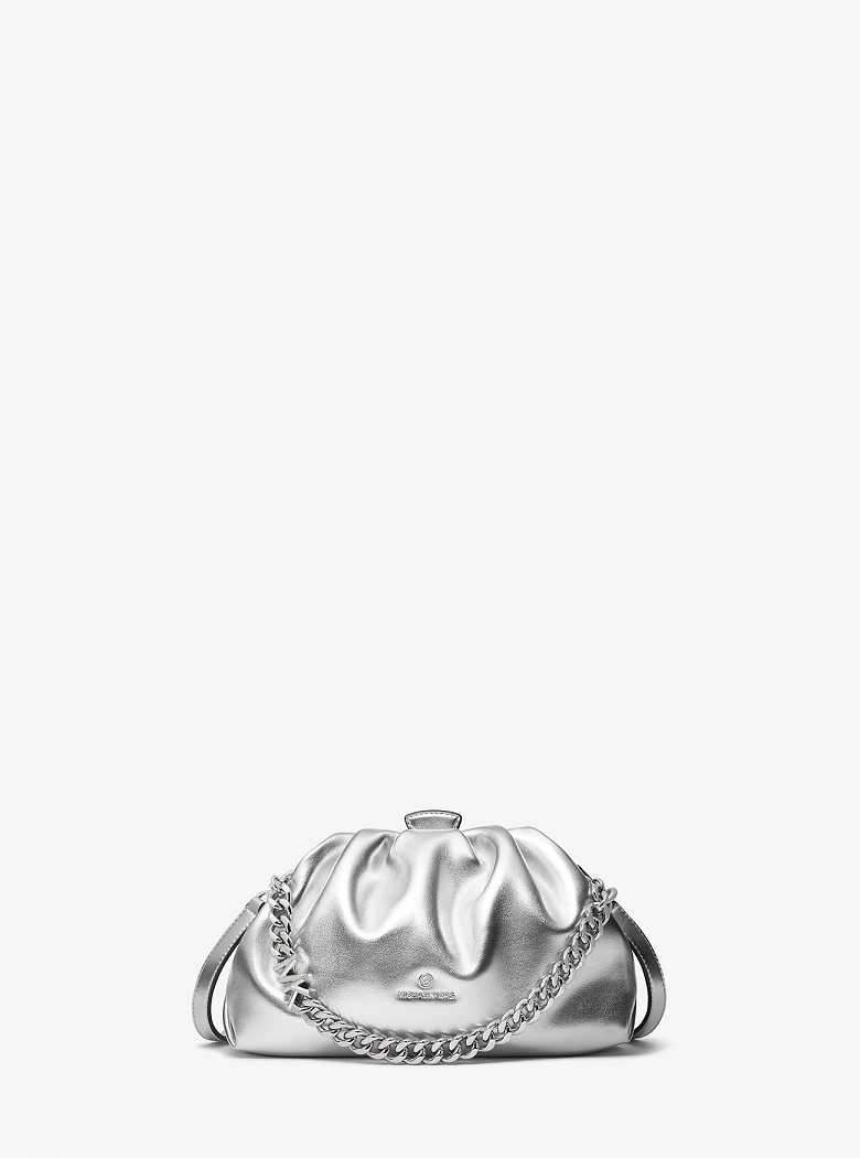 Michaelkors Nola Small Metallic Prateadas | SN-MK27195