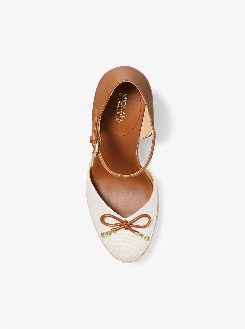 Michaelkors Nori Leather and Hemp Cinzentas | SN-MK27607