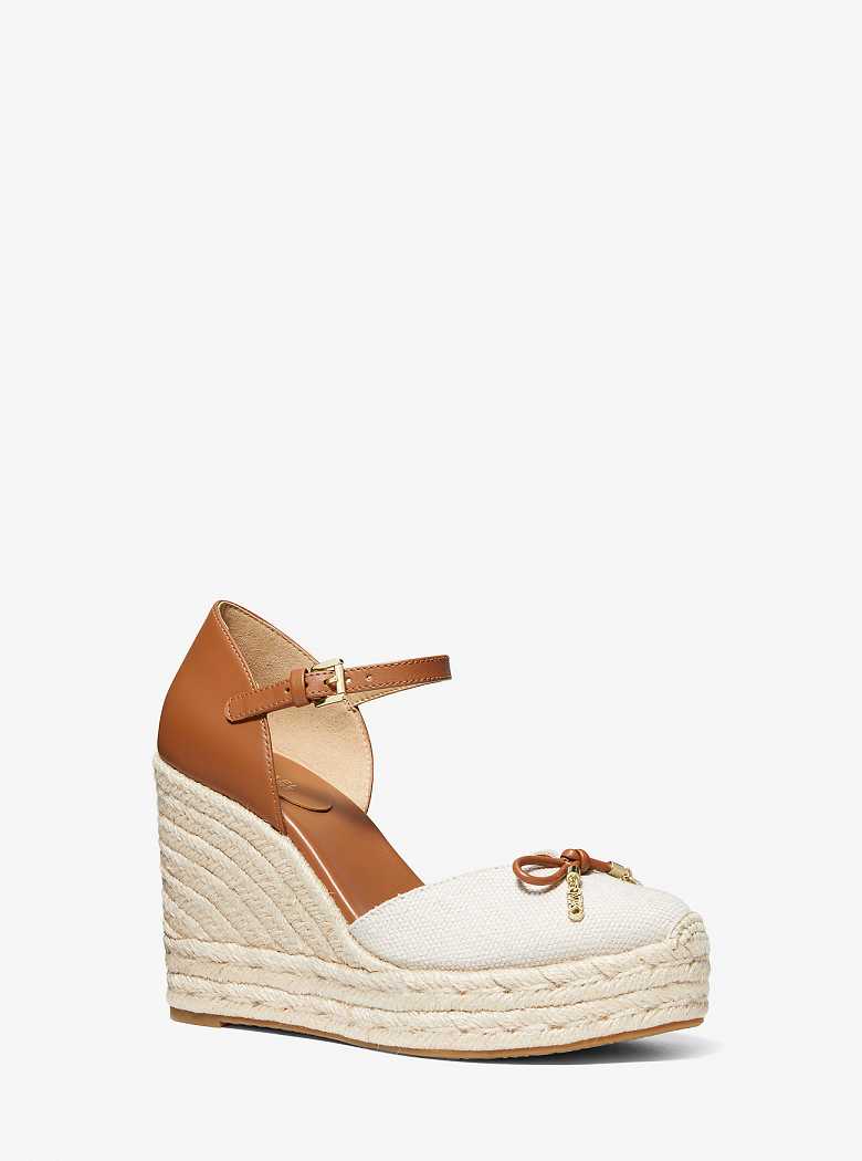 Michaelkors Nori Leather and Hemp Cinzentas | SN-MK27607