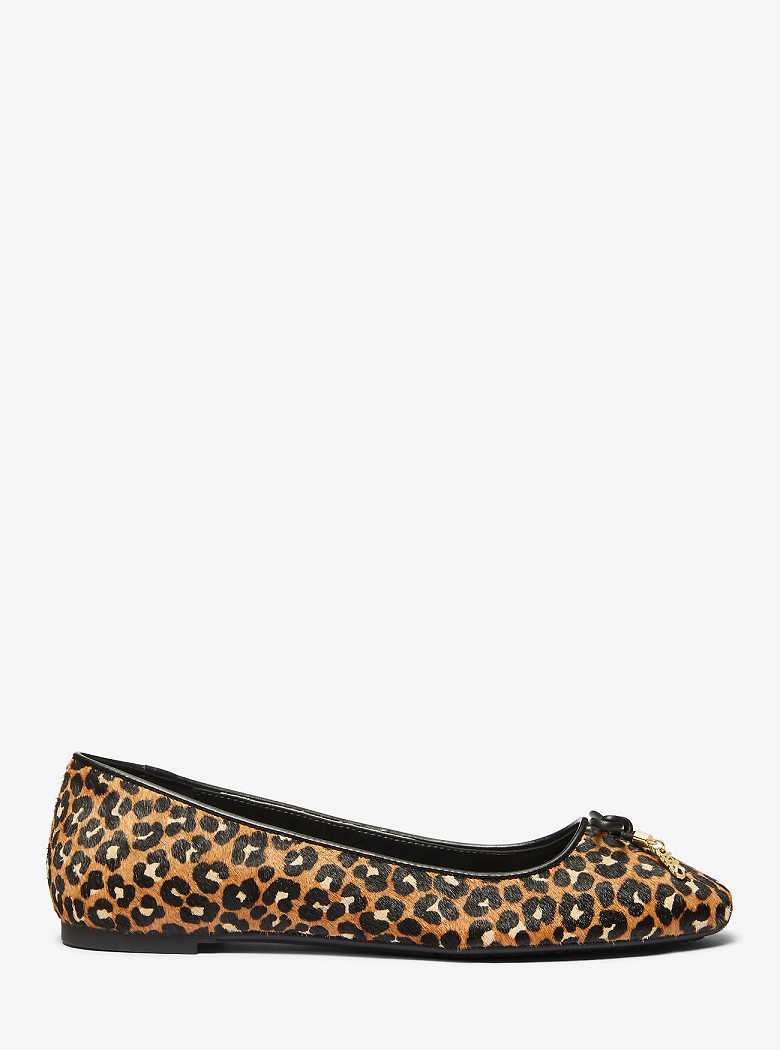 Michaelkors Nori Leopard Print Calf Hair Pretas | SN-MK27706